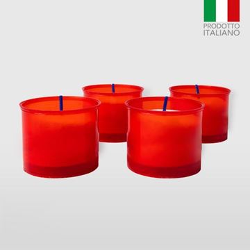 Picture of LUMINO ROSSO H 4,0 CM 4 PEZZI