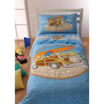 Immagine di COMPLETO LETTO SINGOLO SURFARI SIMPSONS